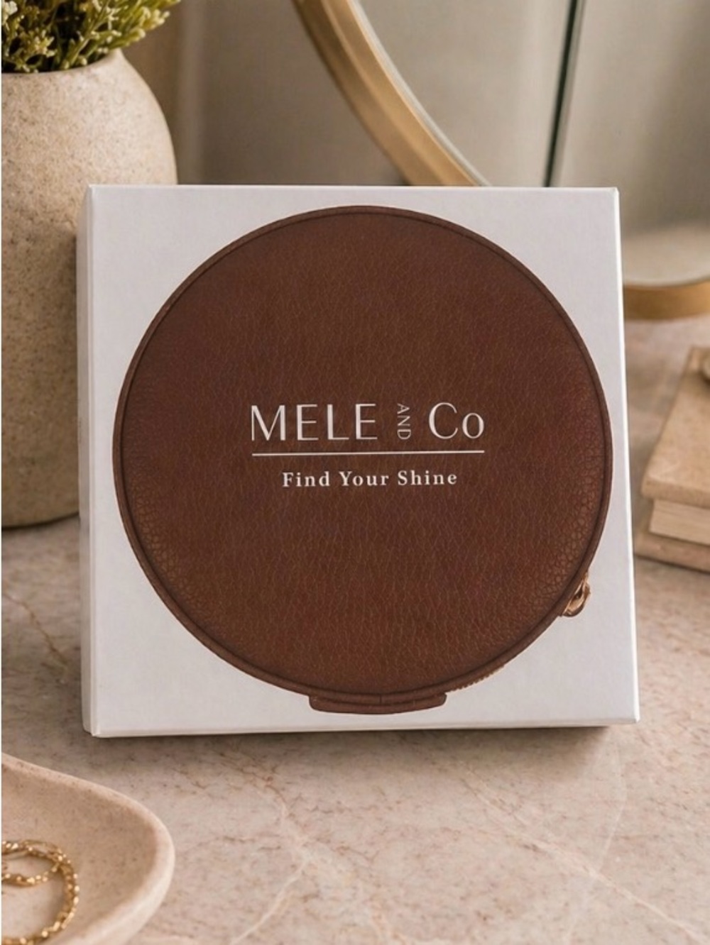 ✨ Mele & Co Jewelry Case – “Find Your Shine” ✨